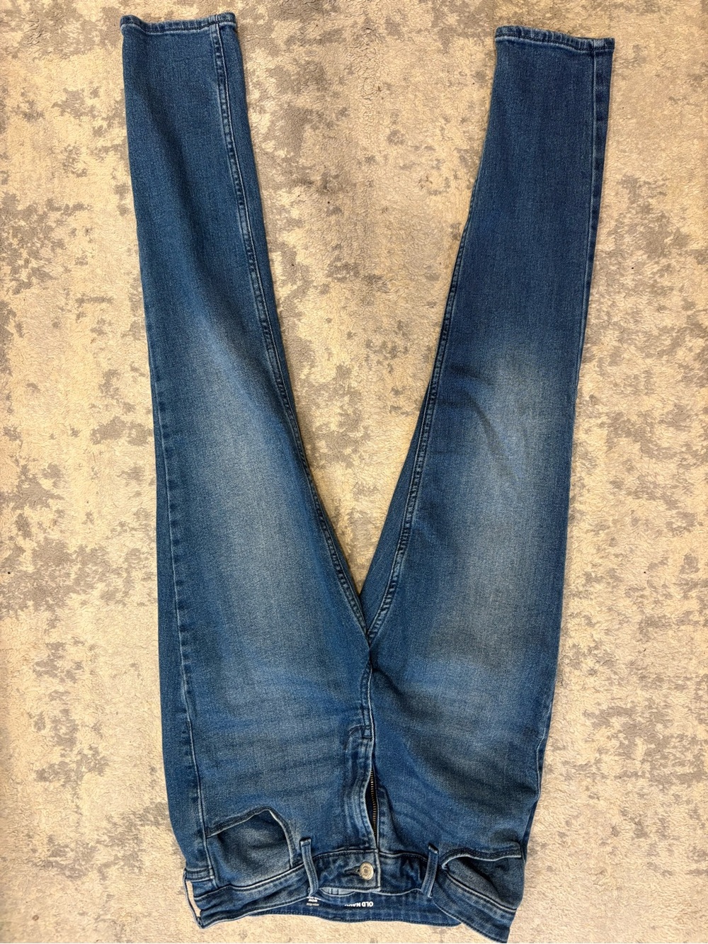 Old Navy Women's Dark Blue Stretch Skinny Jeans